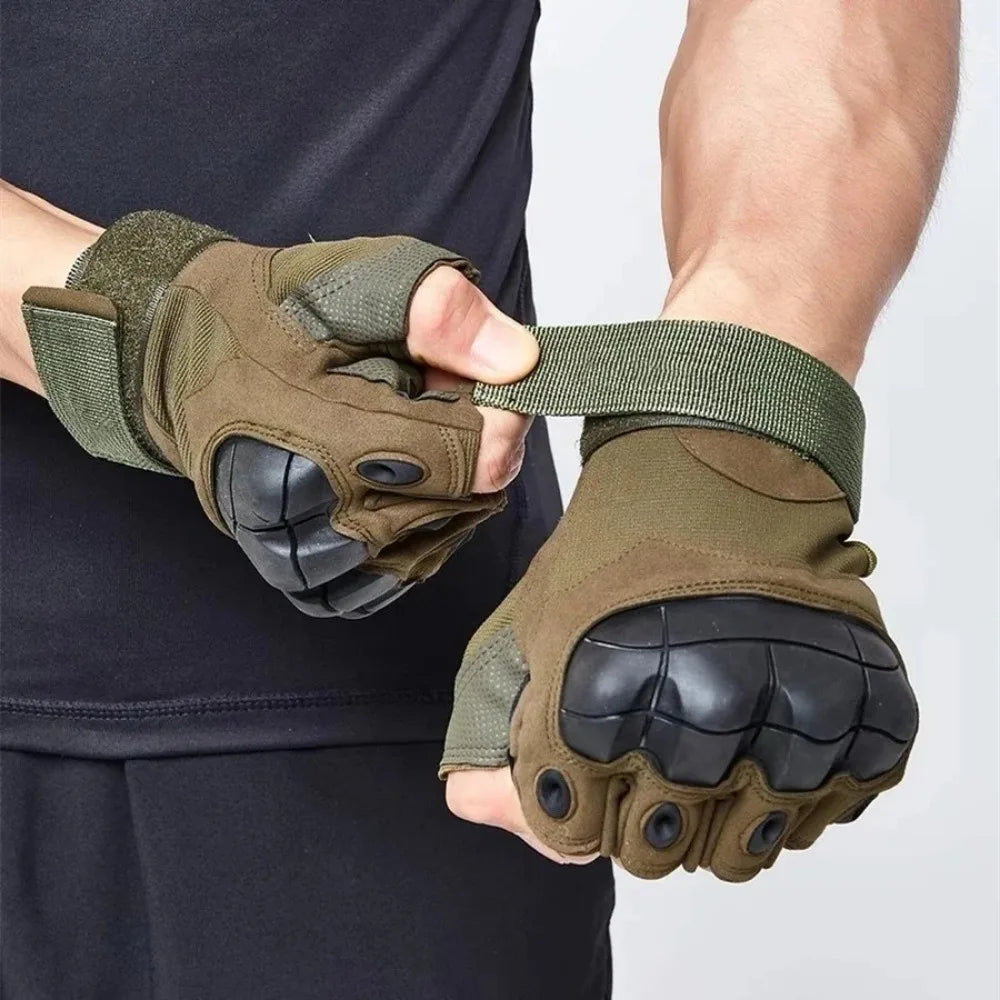 Tactical  Gloves Half Finger Paintball Airsoft Shot Combat