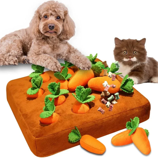 Carrot Snuffle Mat for Dogs Cats