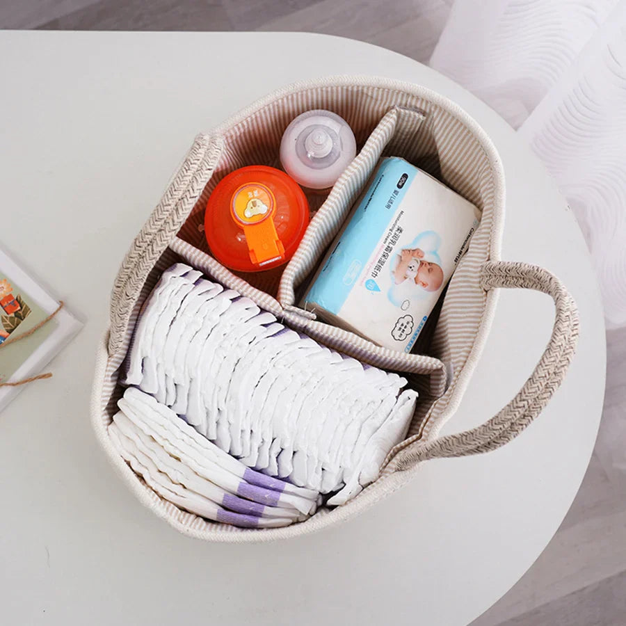 Baby Diaper Storage Basket