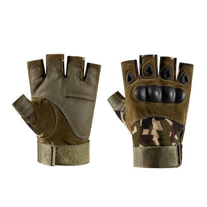 Tactical  Gloves Half Finger Paintball Airsoft Shot Combat